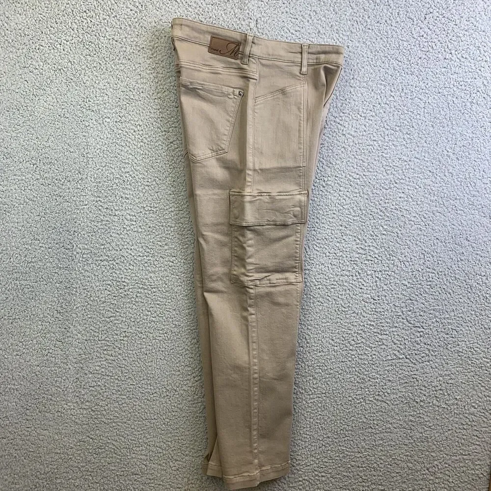 Mavi Cargo Pants Womens 27/27 Beige Khaki Sahara High Rise‎ Stretch NWT